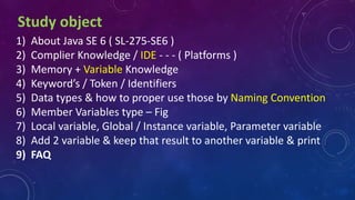 Java presentation | PPT