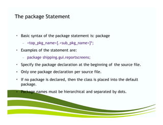 Java Presentation For Syntax | PPT