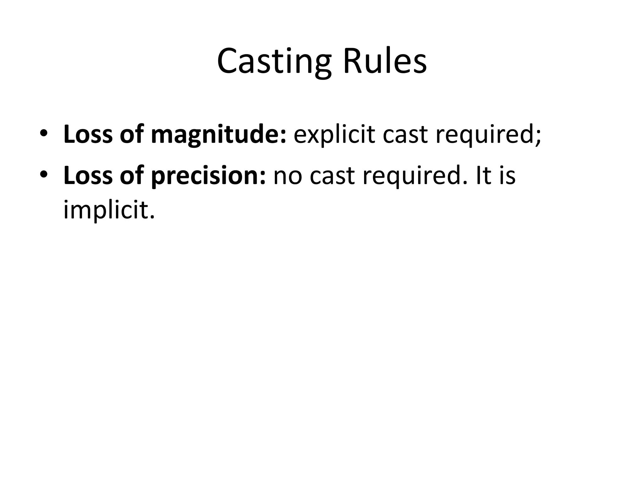 Java primitive types | PPT