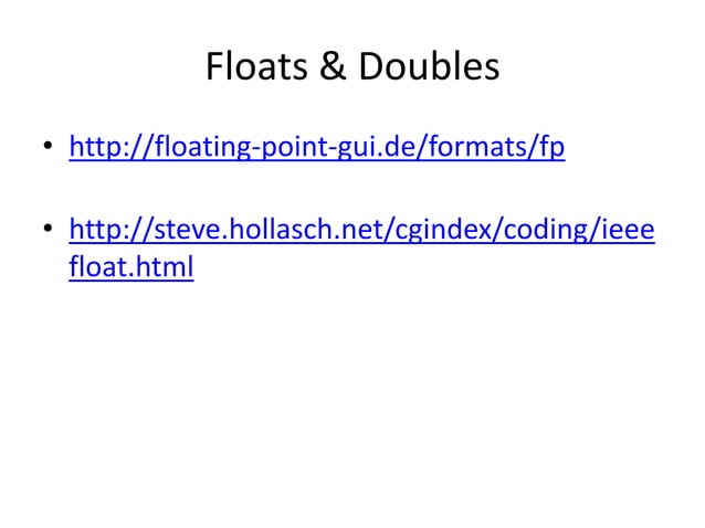 Java primitive types | PPT