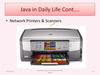 Java Introduction & Features by Pratik Maske | PPTX