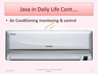 Java Introduction & Features by Pratik Maske | PPTX