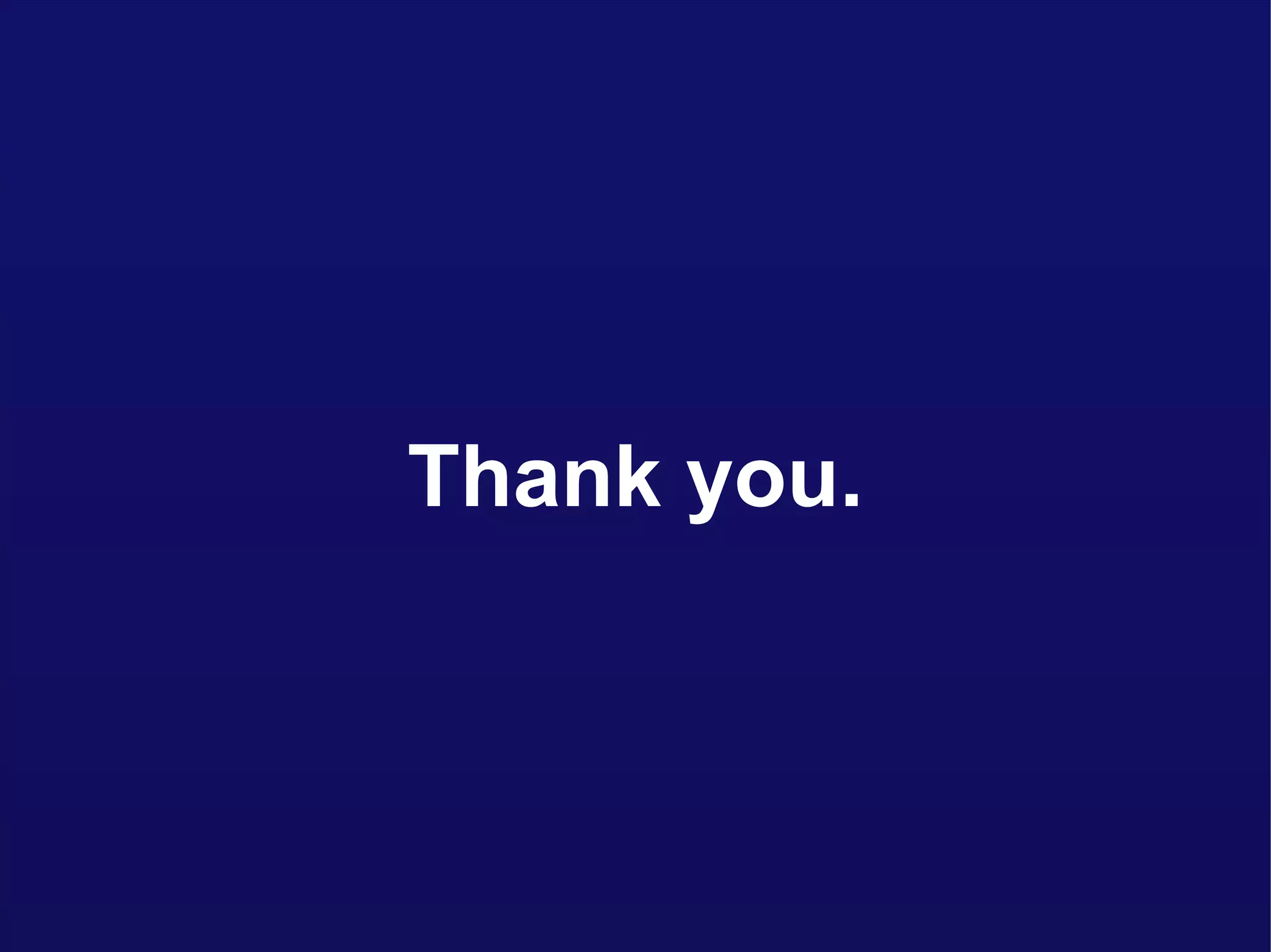 Thank you. 