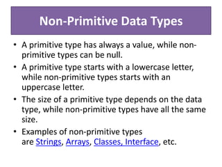 JAVA PROGRAM CONSTRUCTS OR LANGUAGE BASICS.pptx