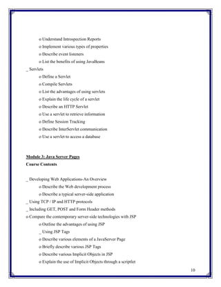 Java programing brochure | PDF | Web Development | Internet