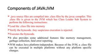 Java Programming :Basics and Introduction | PPTX