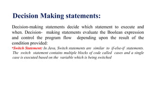 Java Programming :Basics and Introduction | PPTX