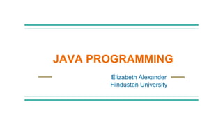 Java Programming | PPT
