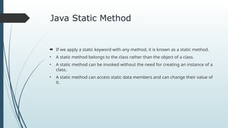 Java Programming Constructors destructor | PPTX