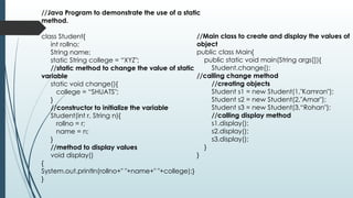 Java Programming Constructors destructor | PPTX