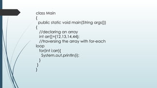 Java Programming Constructors and distructor that's God | PPTX