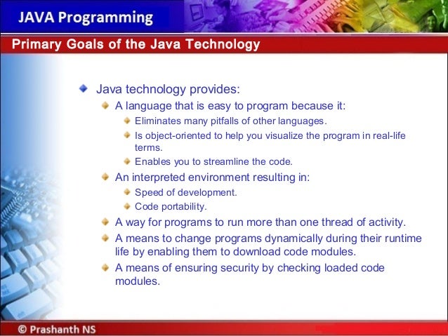 Java Programming from Sun Microsystems Unit 01