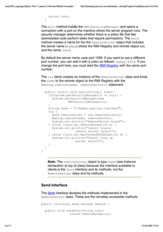 Java programming language basics