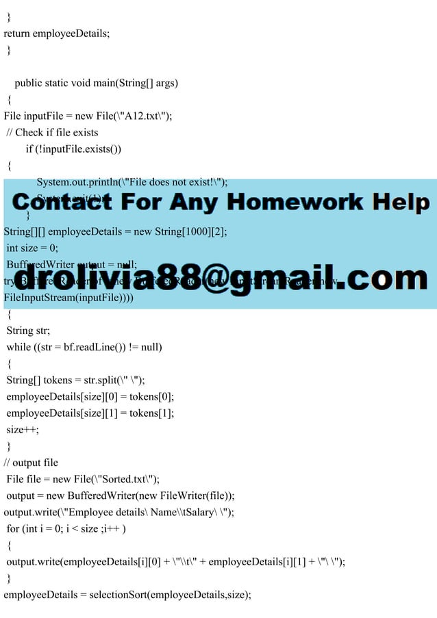java programming languageThe attached A12.txt file which has 2 col.pdf