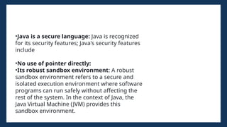 JAVA PROGRAMING NOTE FOR BEGINNERS 20242 | PPT