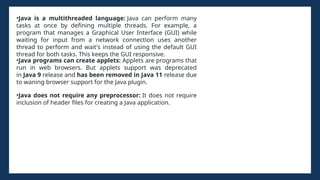 JAVA PROGRAMING NOTE FOR BEGINNERS 20242 | PPT