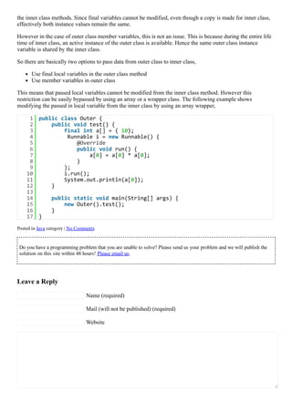 Java programming tips | PDF