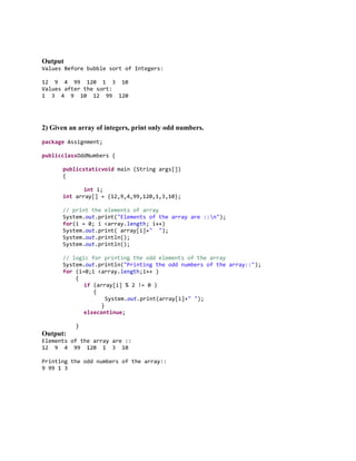 Lære Sund og rask indhold Java programs - bubble sort, iterator, linked list, hash set, reverse…