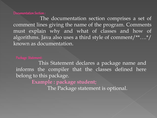 Java program structure | PPT