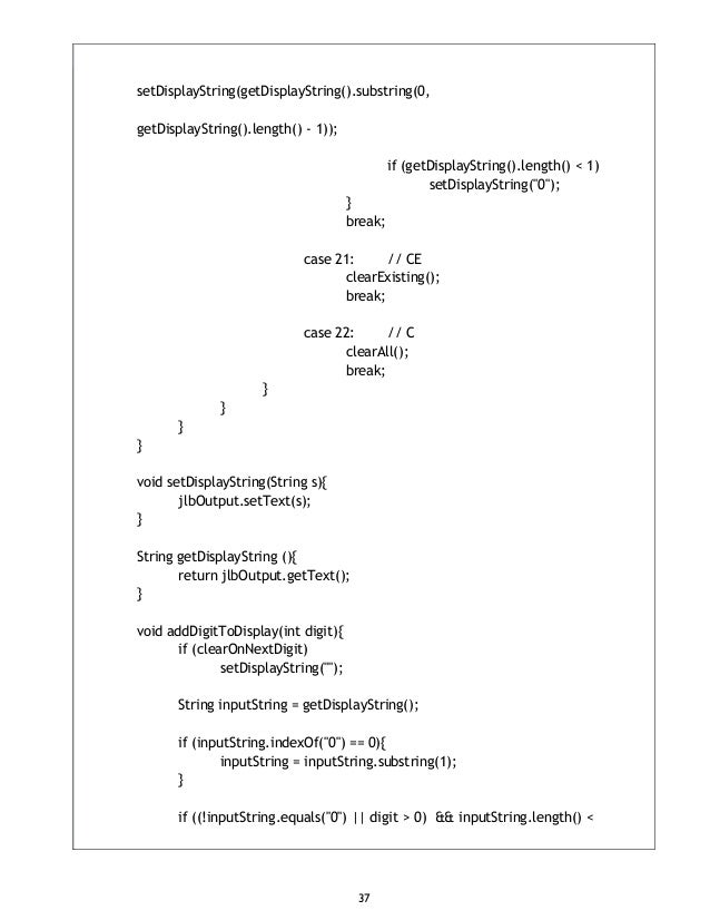 Java Programming Projects