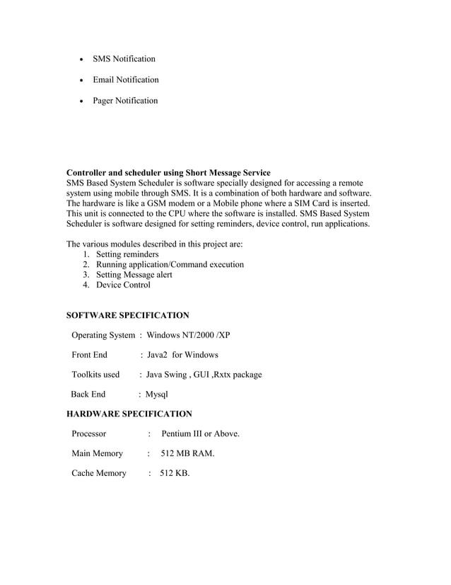 Java project titles | PDF