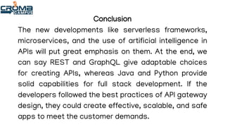 Java & Python Full Stack: REST, GraphQL & API Gateway Design | PDF