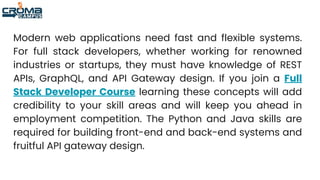 Java & Python Full Stack: REST, GraphQL & API Gateway Design | PDF