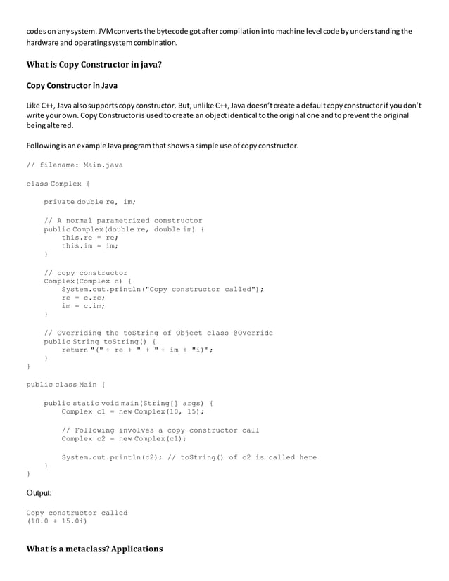 Java questions with answers | PDF