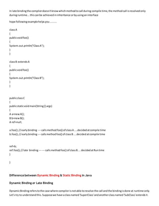 Java questions with answers | DOCX | Programming Languages | Computing