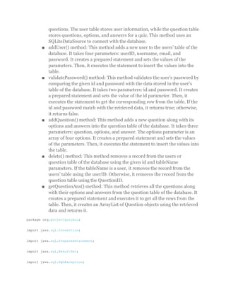 Java Quiz Application .pdf