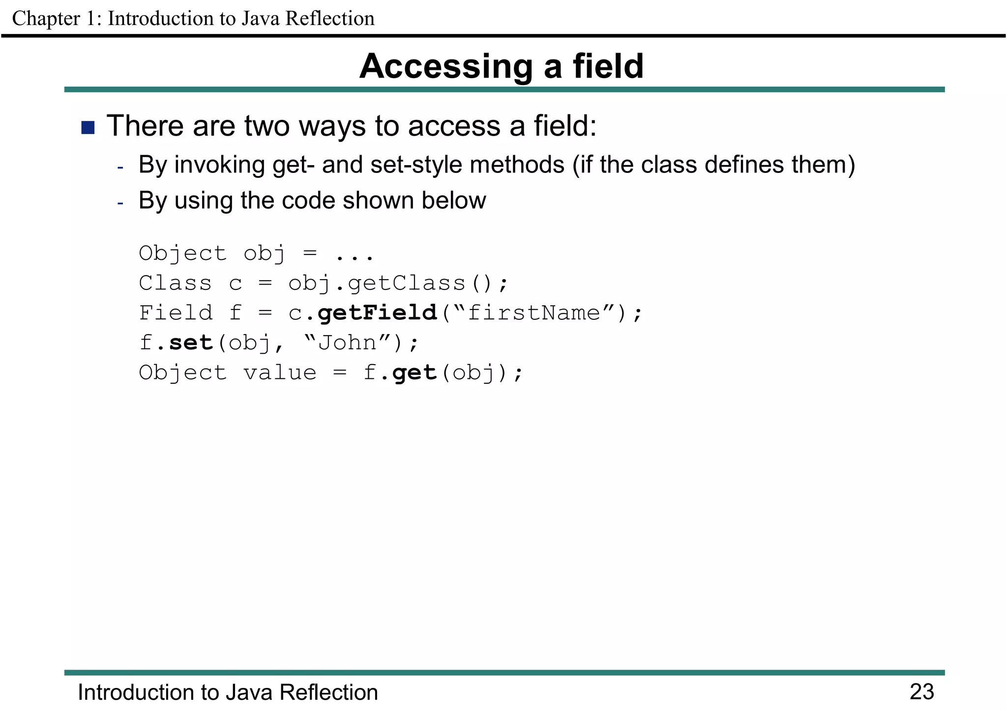 Java Reflection Explained Simply