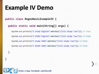 Java Regular Expression PART I | PPT