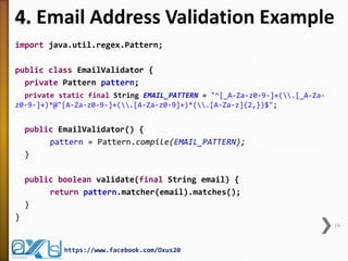 Java Regular Expression PART II | PPT