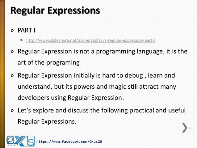 Java Regular Expression Part Ii Java Regular Expression Part Ii