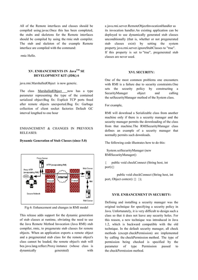 Remote Method Invocation | PDF