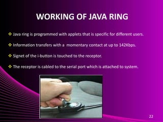 Java ring | PPTX