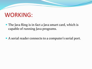 Java ring | PPT