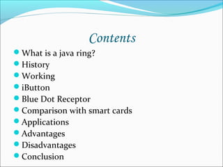 Java Ring | PPT