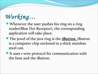 Java Ring | PPT
