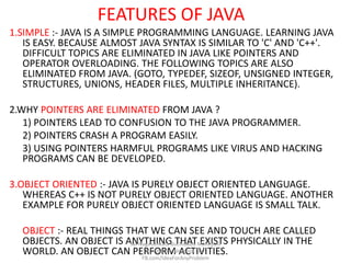Java By Sai NagaVenkata BuchiBabu Manepalli | PPT