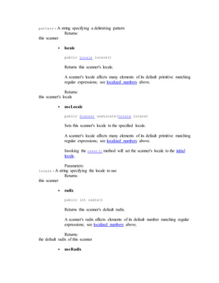 Java scanner, everything you need to know about Java Scanner | PDF