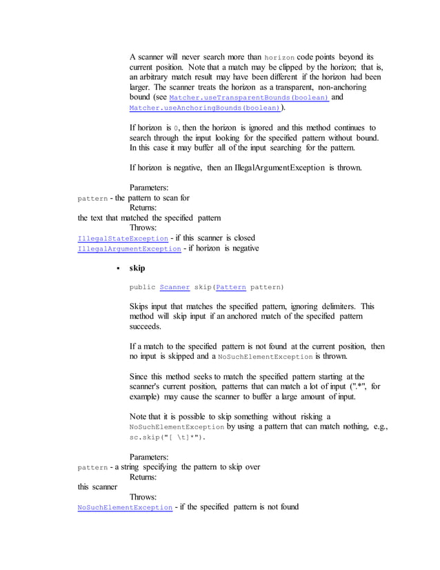 Java scanner, everything you need to know about Java Scanner | PDF
