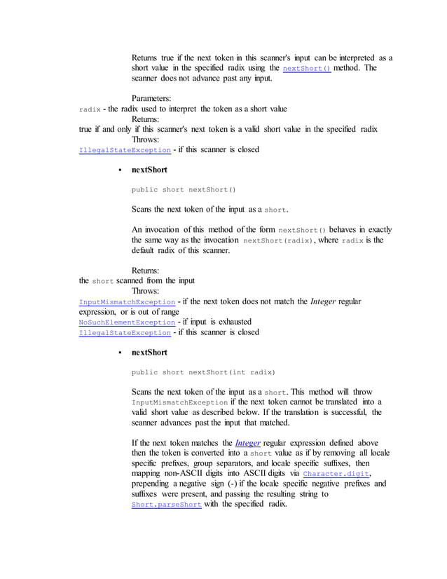 Java scanner, everything you need to know about Java Scanner | PDF