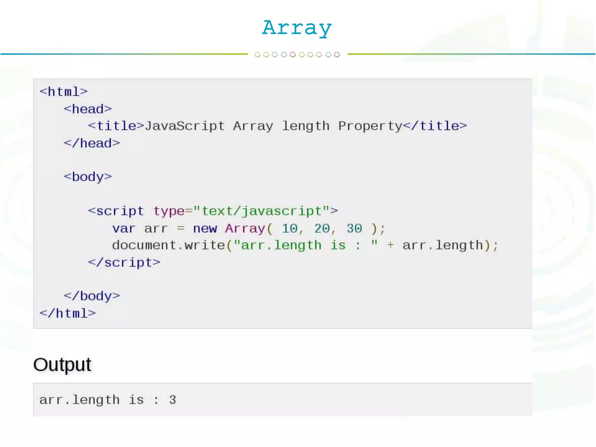 Array
 