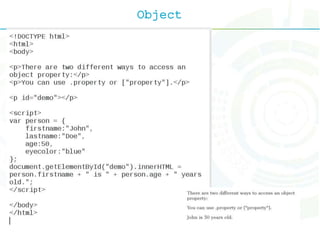 Object
 