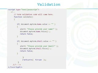 Validation
 