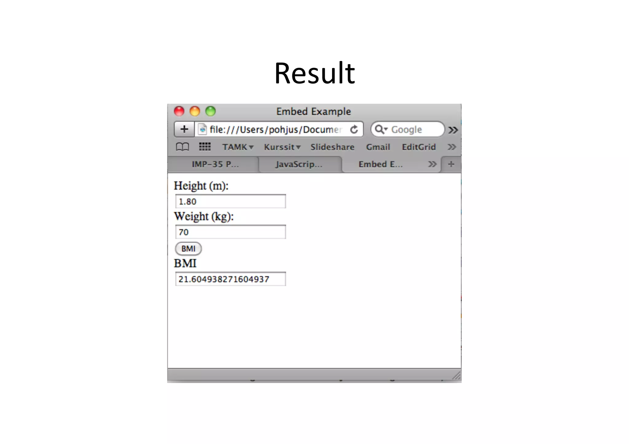 Result	
  
 
