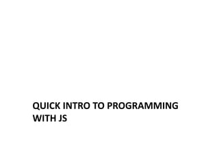 Intro to JavaScript | PPT