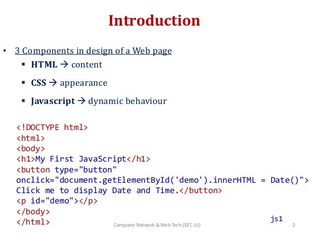 Javascript 1