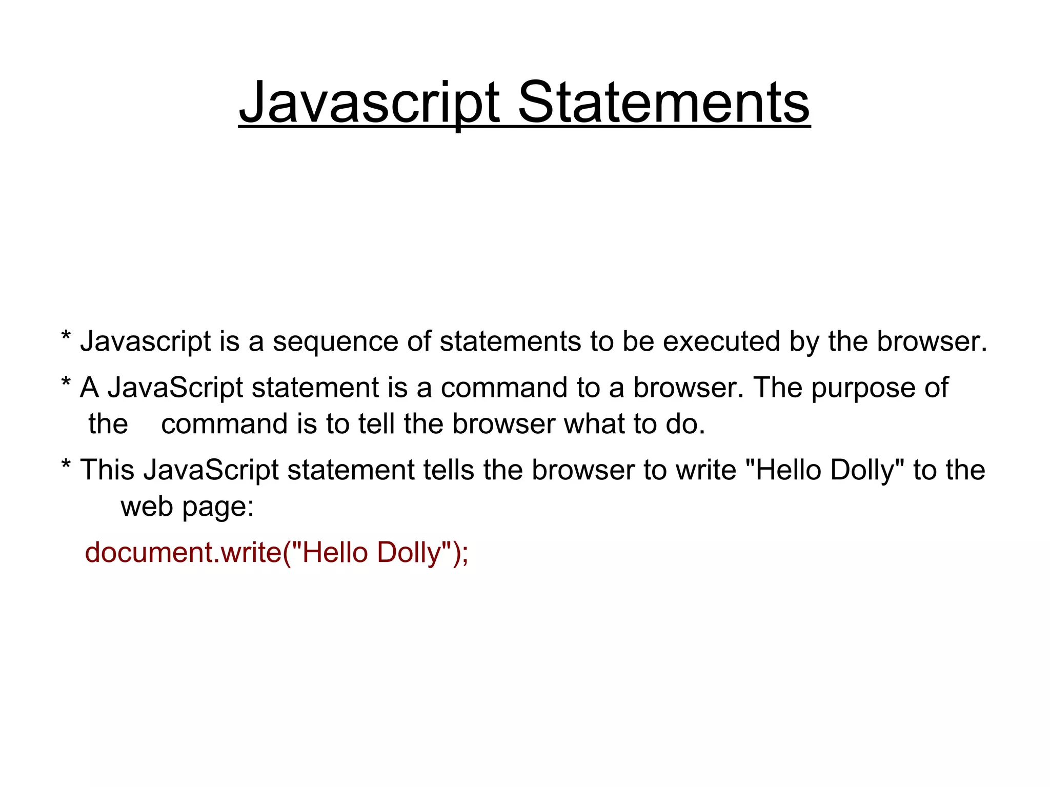 Javascript | PPT